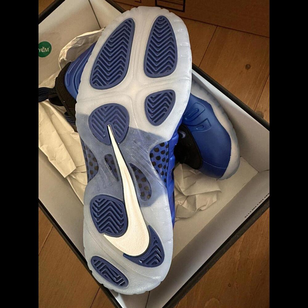 Nike Little Posite One GS Royal Blue FV5365-400 Size 5Y (W 6.5 / EU 37.5) – BNIB - Picture 10 of 11